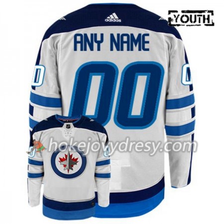 Dětské Hokejový Dres Winnipeg Jets Personalizované Adidas Bílá Authentic